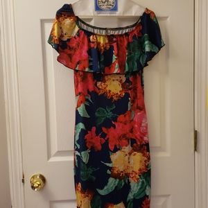 Tropical dress sz 2XL